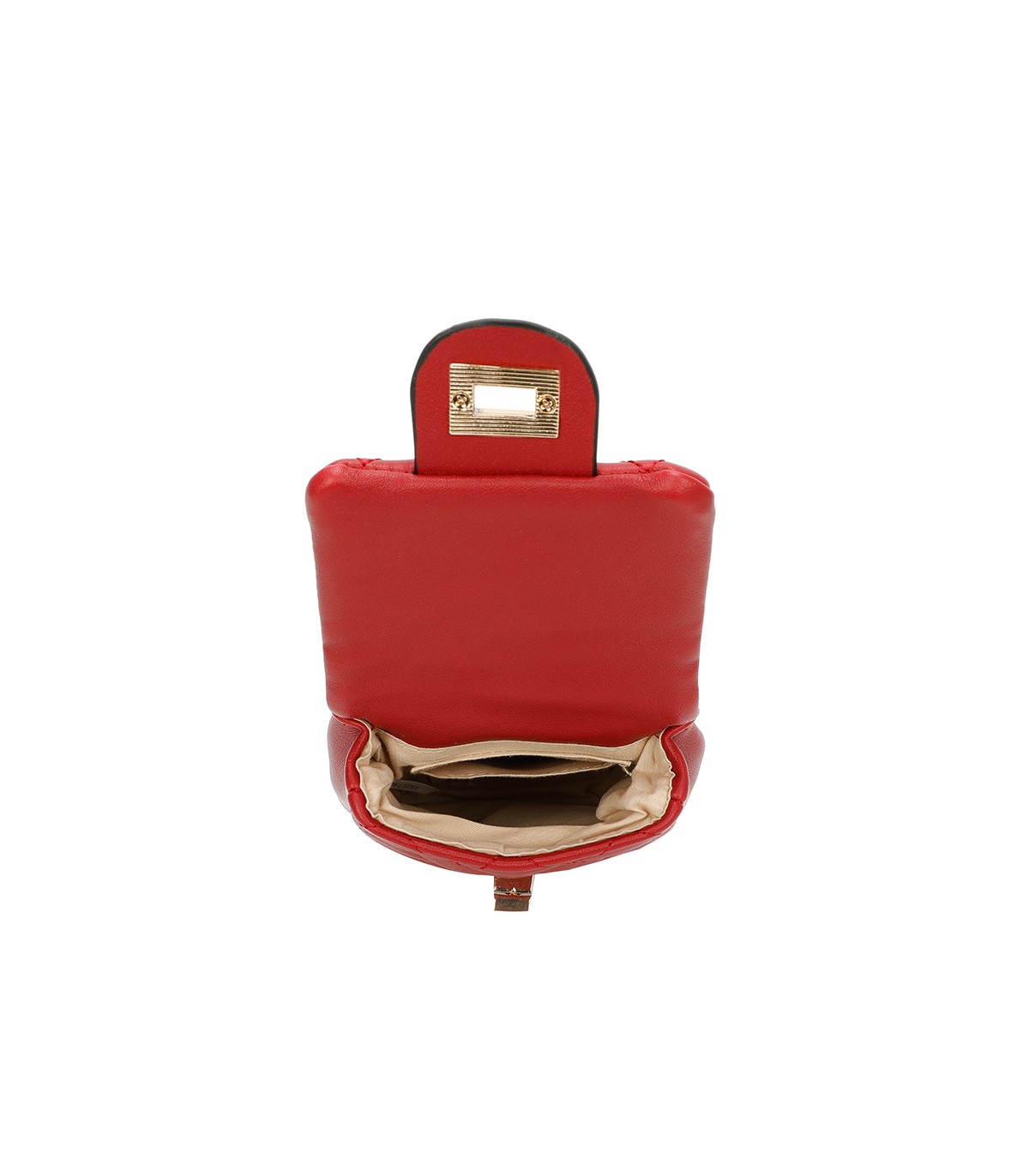 T11327 - Bolso para móvil con cierre de pestillo y bandolera ornamentada