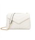 T11473 - Bolso bandolera con cierre imantado y textura efecto en V