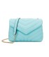 T11473 - Bolso bandolera con cierre imantado y textura efecto en V