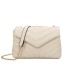 T11473 - Bolso bandolera con cierre imantado y textura efecto en V