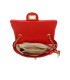 T11488 - Bolso bandolera con cierre y cadena dorada a juego