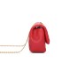 T11480 - Bolso bandolera con cadena dorada y cierre de botón imantado