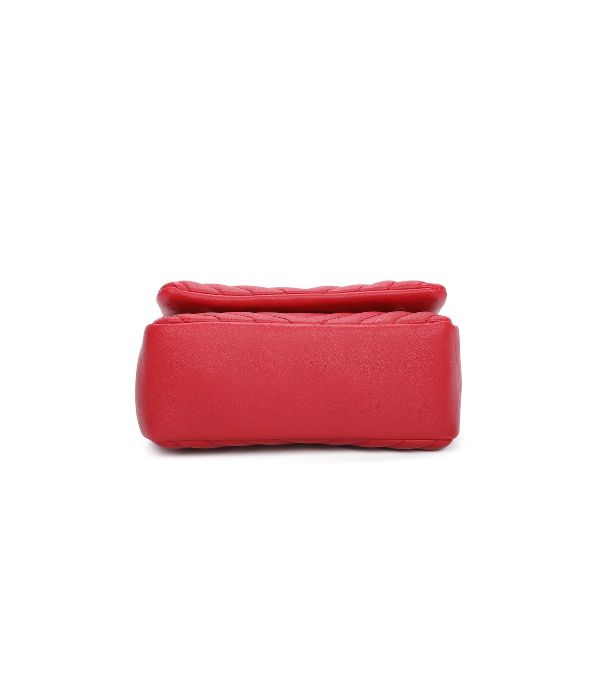 T11480 - Bolso bandolera con cadena dorada y cierre de botón imantado