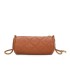 T11483 - Bolso bandolera de estilo baguette con asa dorada