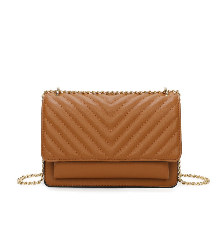 T11484 - Bolso bandolera cierres imantados con dos bolsillos interiores