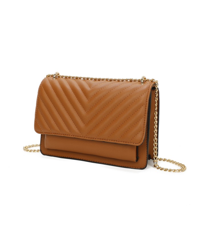 T11484 - Bolso bandolera cierres imantados con dos bolsillos interiores