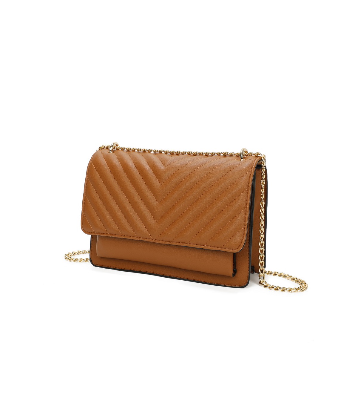 T11484 - Bolso bandolera cierres imantados con dos bolsillos interiores