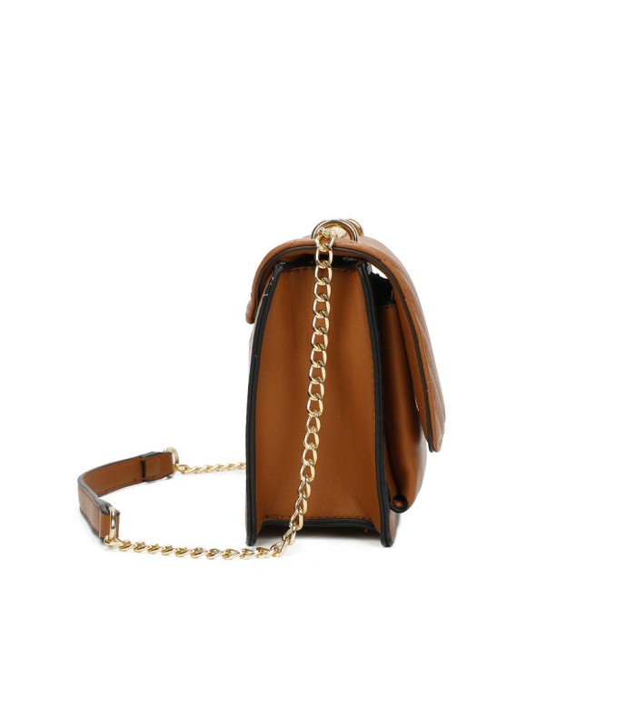 T11484 - Bolso bandolera cierres imantados con dos bolsillos interiores
