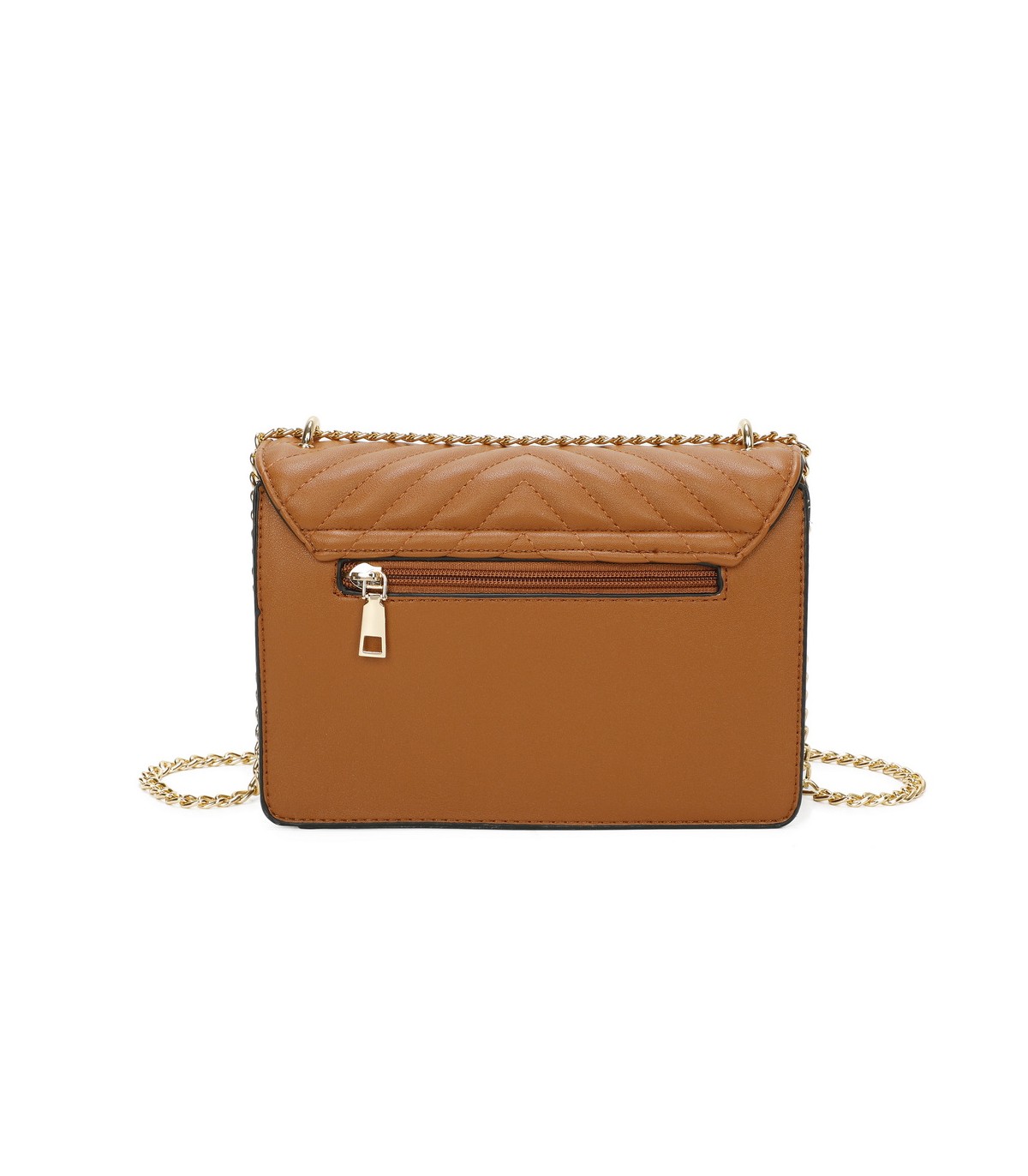 T11484 - Bolso bandolera cierres imantados con dos bolsillos interiores