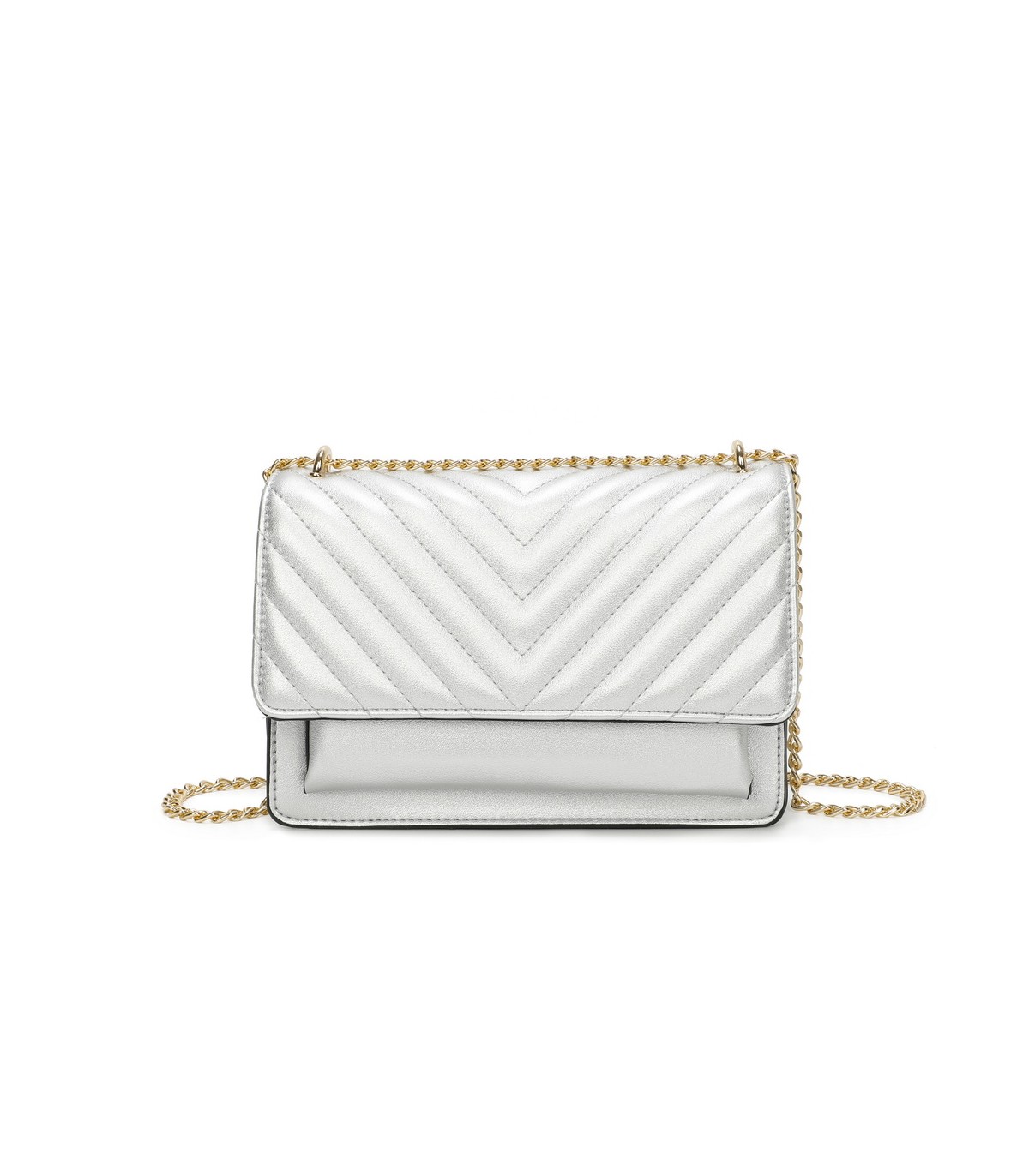 T11484 - Bolso bandolera cierres imantados con dos bolsillos interiores
