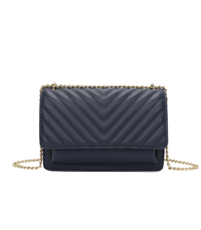 T11484 - Bolso bandolera cierres imantados con dos bolsillos interiores