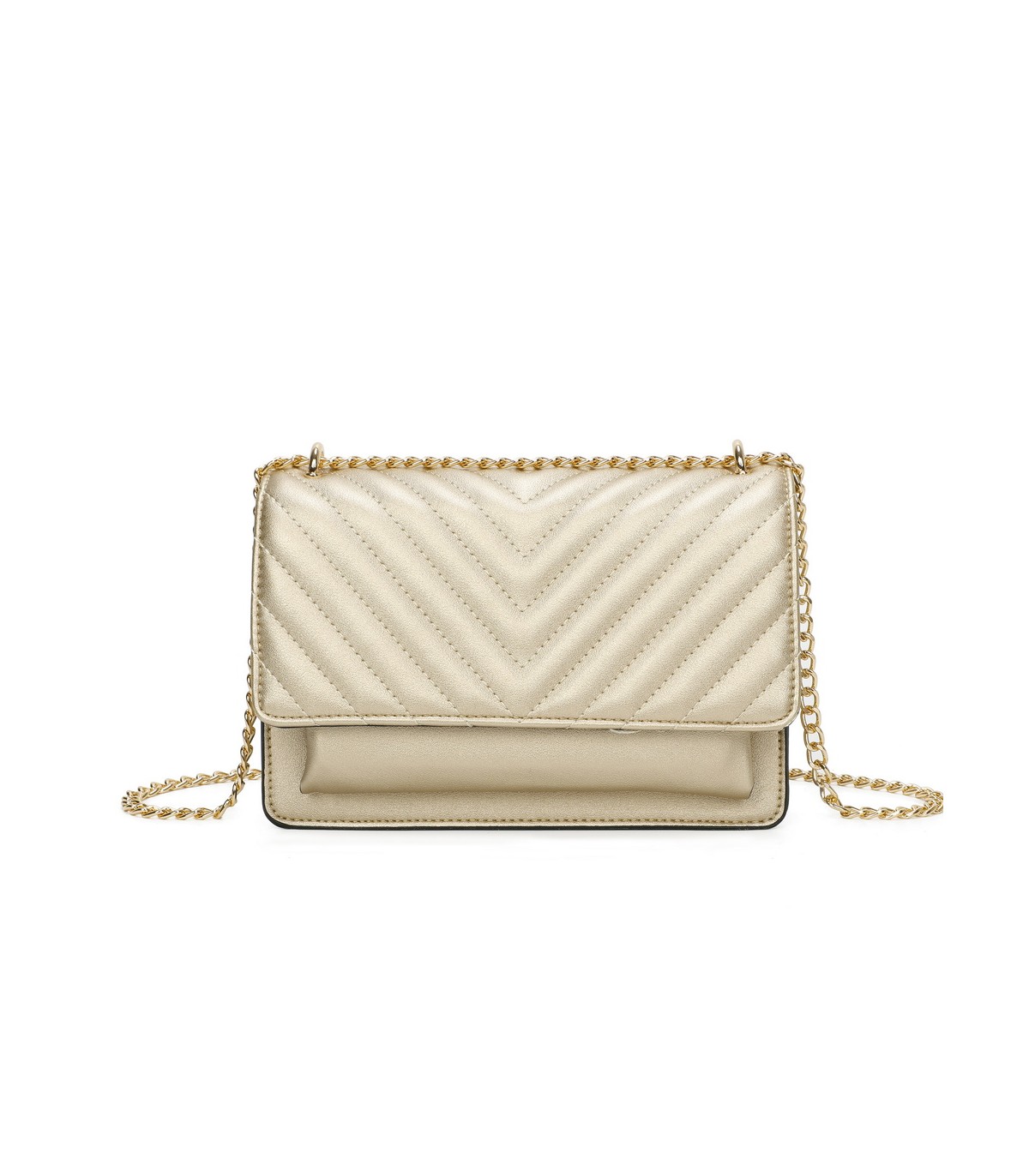 T11484 - Bolso bandolera cierres imantados con dos bolsillos interiores
