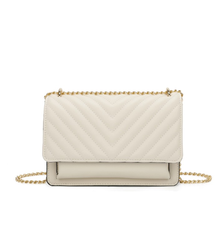 T11484 - Bolso bandolera cierres imantados con dos bolsillos interiores