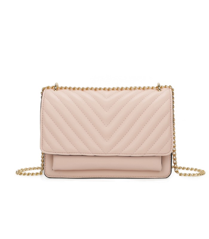 T11484 - Bolso bandolera cierres imantados con dos bolsillos interiores