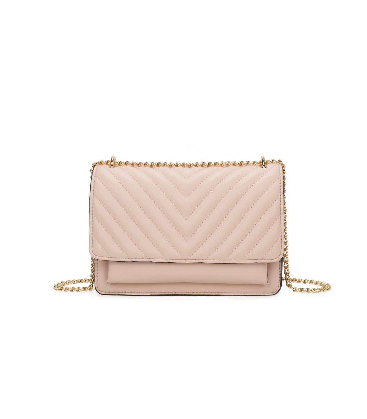 T11484 - Bolso bandolera cierres imantados con dos bolsillos interiores