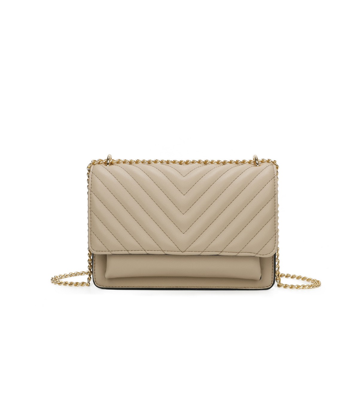 T11484 - Bolso bandolera cierres imantados con dos bolsillos interiores