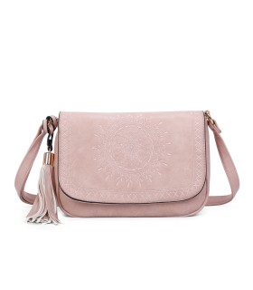 T11146 - Bolso bandolera con mandala bordado