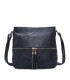 T11219 - Bolso bandolera cuadrado con bolsillos frontales