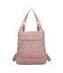 T11148 - Mochila convertible en bolso con bolsillos frontales y bordado de mandala