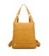 T11148 - Mochila convertible en bolso con bolsillos frontales y bordado de mandala