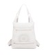 T11148 - Mochila convertible en bolso con bolsillos frontales y bordado de mandala
