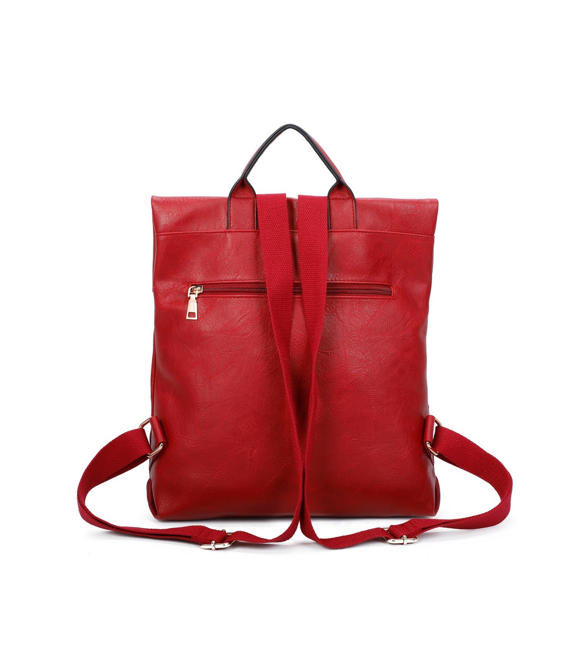 T11145 - Mochila con mandala bordado y cierre de botón imantado