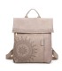 T11145 - Mochila con mandala bordado y cierre de botón imantado