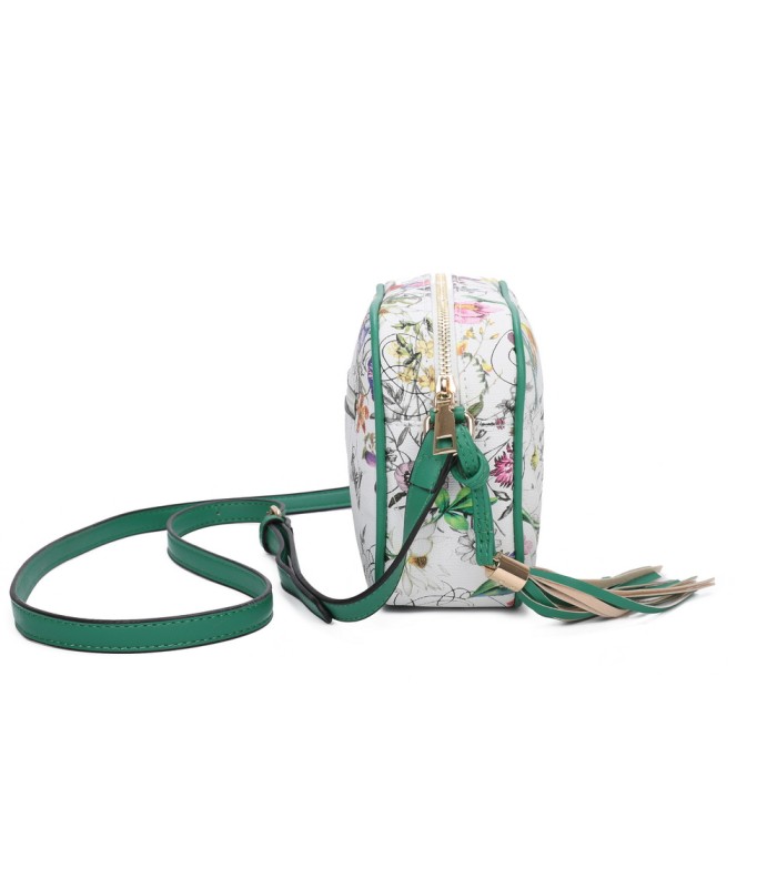 T11441 - Bolso bandolera con estampado de flores