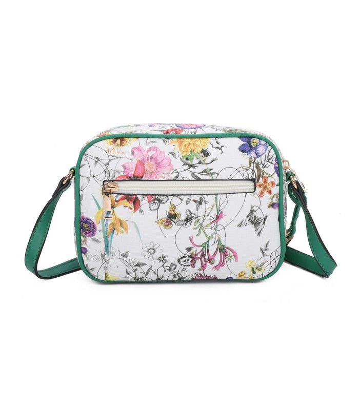T11441 - Bolso bandolera con estampado de flores