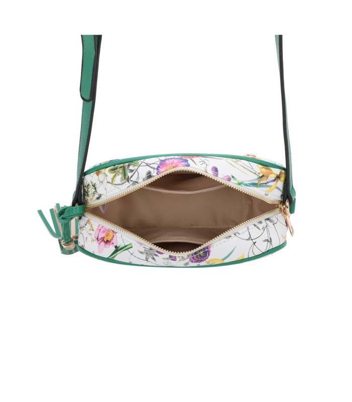 T11441 - Bolso bandolera con estampado de flores