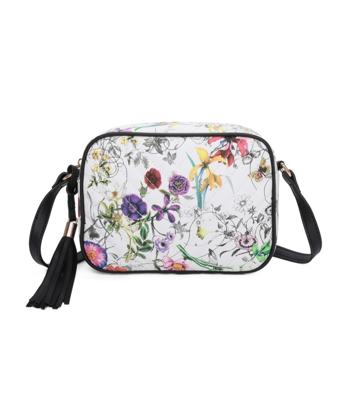 T11441 - Bolso bandolera con estampado de flores