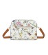 T11439 - Bolso bandolera con flores estampadas