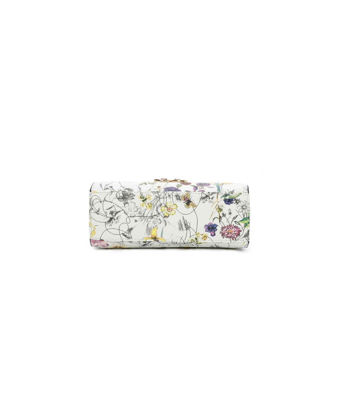 T11439 - Bolso bandolera con flores estampadas