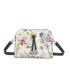 T11439 - Bolso bandolera con flores estampadas