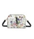 T11439 - Bolso bandolera con flores estampadas