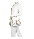 T11439 - Bolso bandolera con flores estampadas