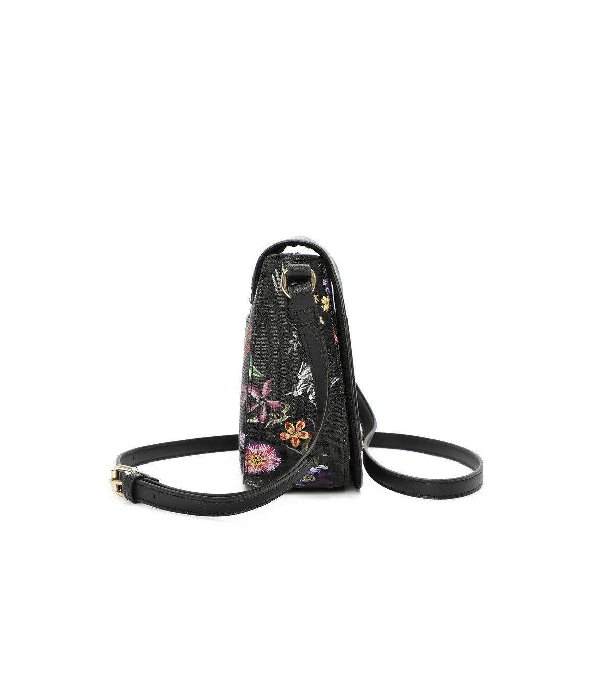 T11437 - Bolso bandolera con estilo floral y bandolera a juego