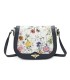 T11437 - Bolso bandolera con estilo floral y bandolera a juego