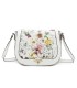 T11437 - Bolso bandolera con estilo floral y bandolera a juego