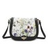 T11437 - Bolso bandolera con estilo floral y bandolera a juego