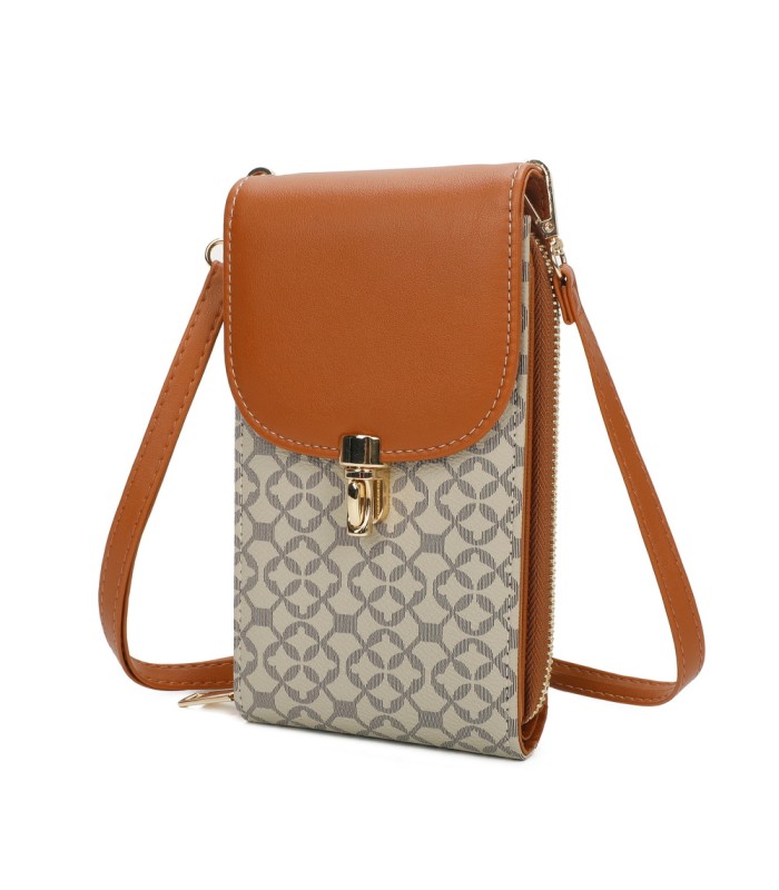 TH892 - Bolso para móvil con estampado geométrico