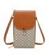 TH892 - Bolso para móvil con estampado geométrico