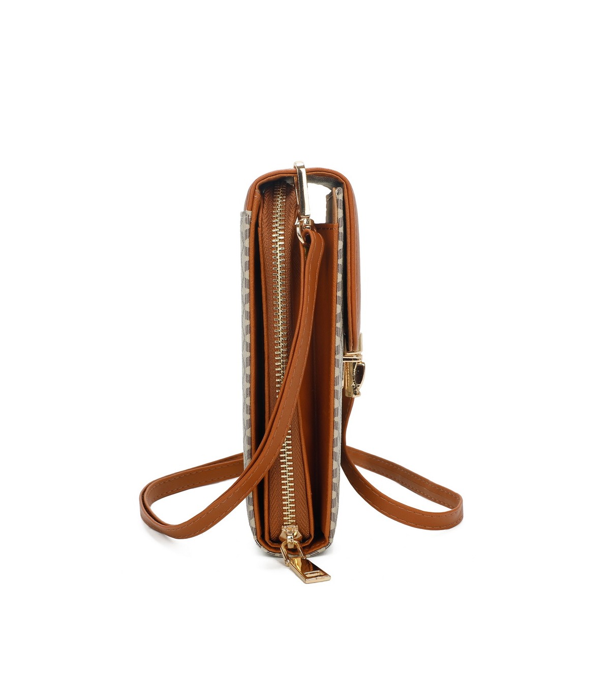 TH892 - Bolso para móvil con estampado geométrico