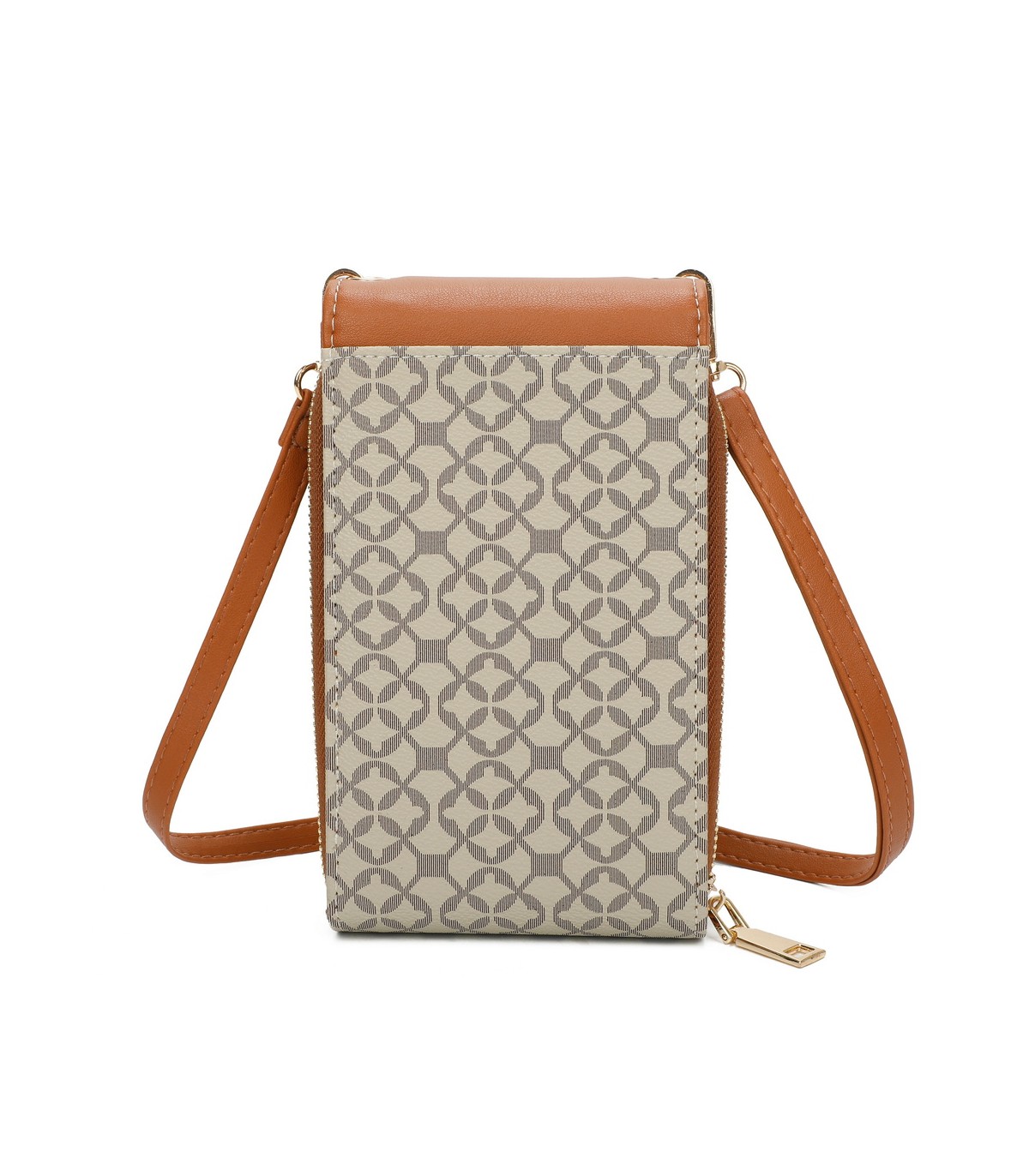 TH892 - Bolso para móvil con estampado geométrico