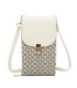 TH892 - Bolso para móvil con estampado geométrico