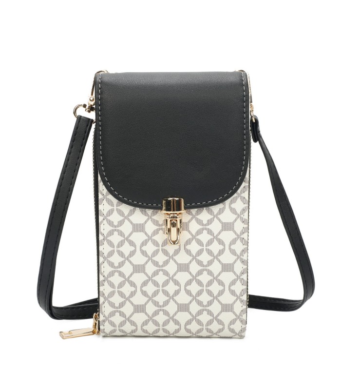 TH892 - Bolso para móvil con estampado geométrico