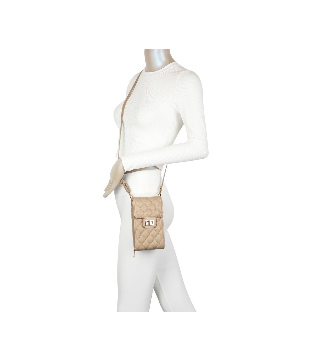 TH893 - Bolso para móvil con cierre de pestillo y monedero interior
