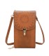 TH895 - Bolso para móvil con bordado de mandala