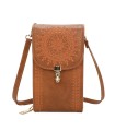 TH895 - Bolso para móvil con bordado de mandala