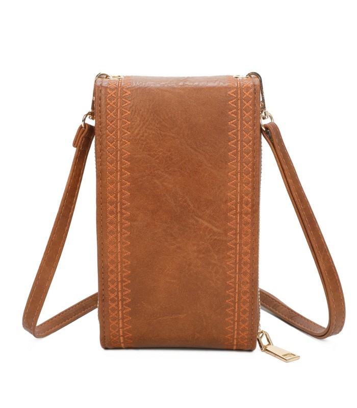 TH895 - Bolso para móvil con bordado de mandala